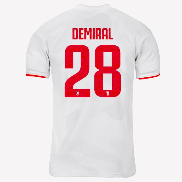 Camiseta Juventus NO.28 Demiral Segunda equipo 2019-20 Gris Blanco